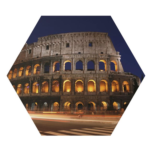 Tavlor Colosseum in Rome at night