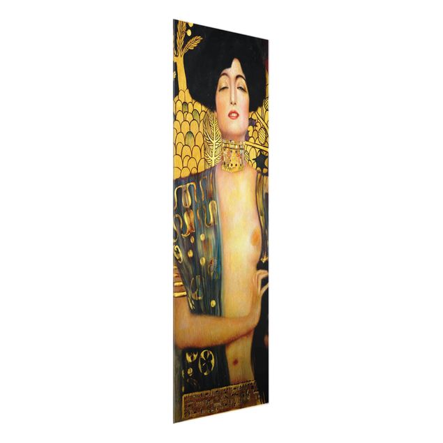 Glastavlor naken och erotik Gustav Klimt - Judith I