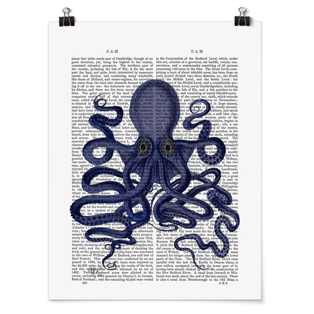 Tavlor ordspråk Animal Reading - Octopus