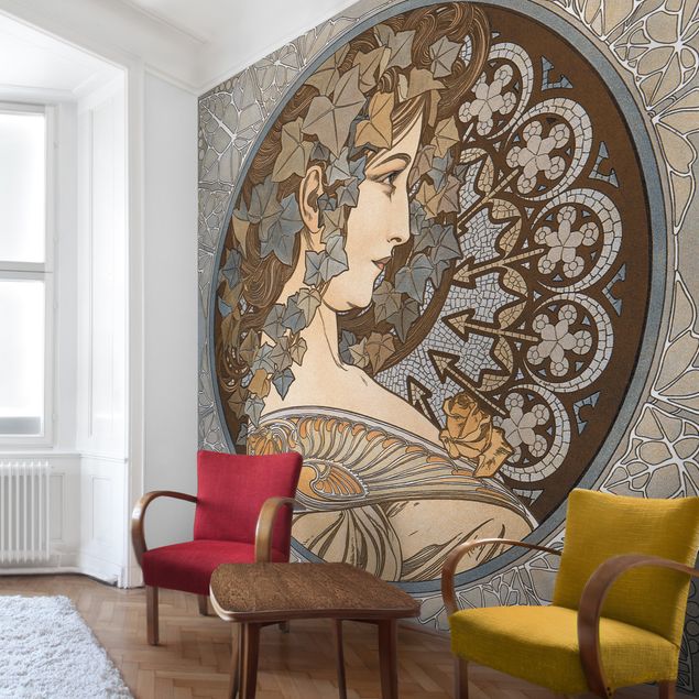 Kök dekoration Alfons Mucha - Synthia