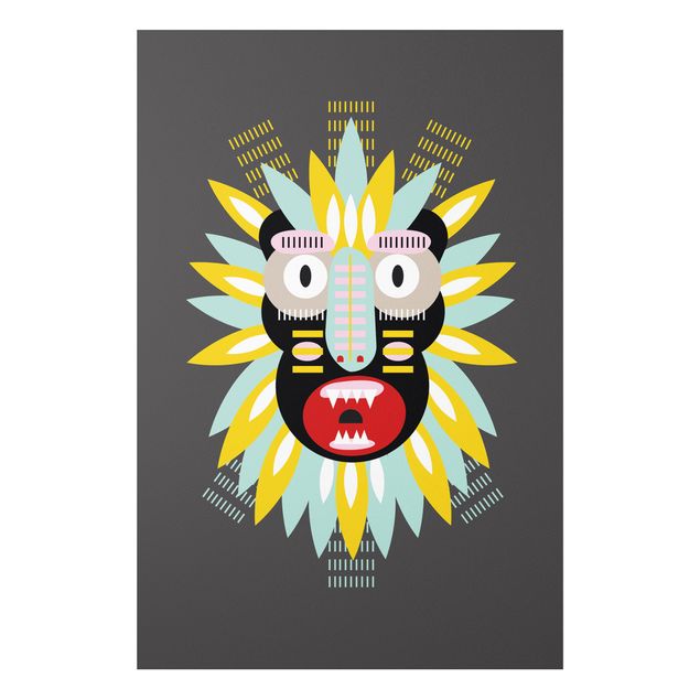 Tavlor indianer Collage Ethnic Mask - King Kong