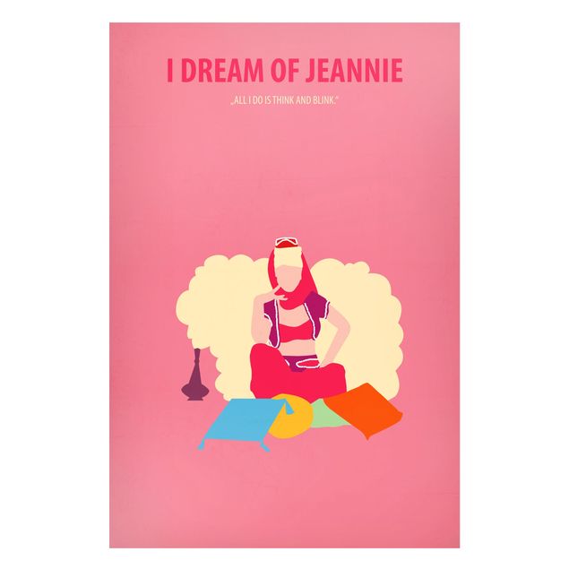 Tavlor konstutskrifter Film Poster I Dream Of Jeannie