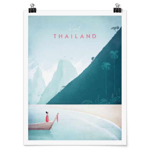 Tavlor stränder Travel Poster - Thailand
