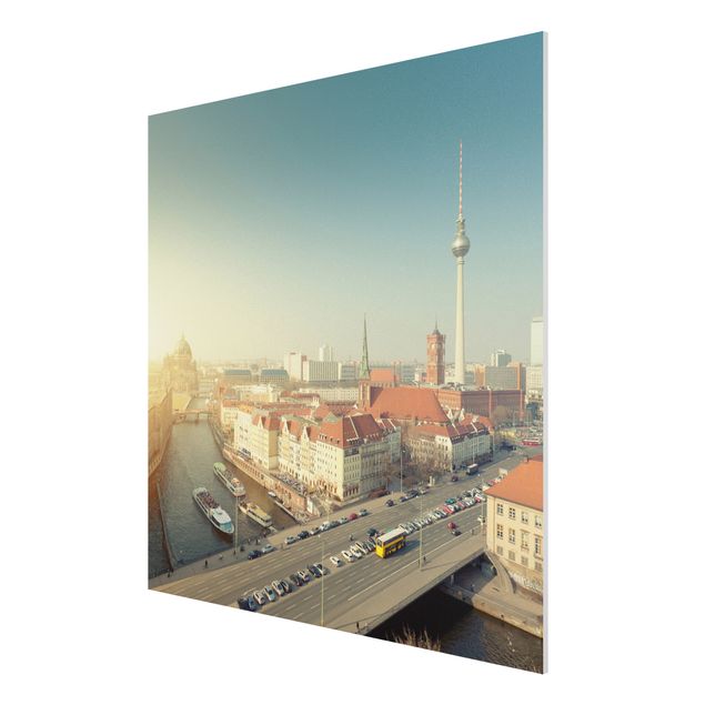 Tavlor arkitektur och skyline Berlin In The Morning