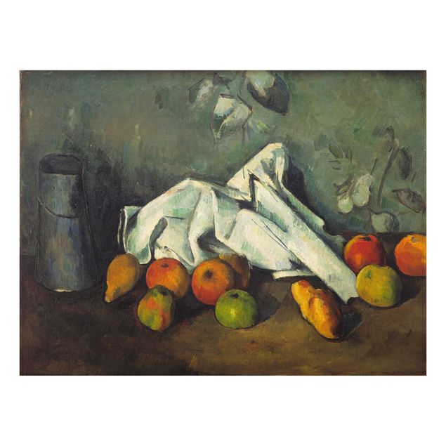 Konstutskrifter Paul Cézanne - Milk Can And Apples