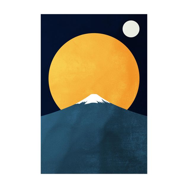 mattor matsal Sun, Moon And Mountain