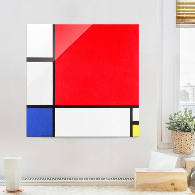 Konstutskrifter Piet Mondrian - Composition With Red Blue Yellow