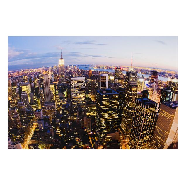 Tavlor New York New York Skyline At Night