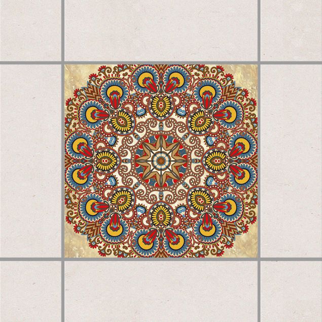 Kök dekoration Coloured Mandala