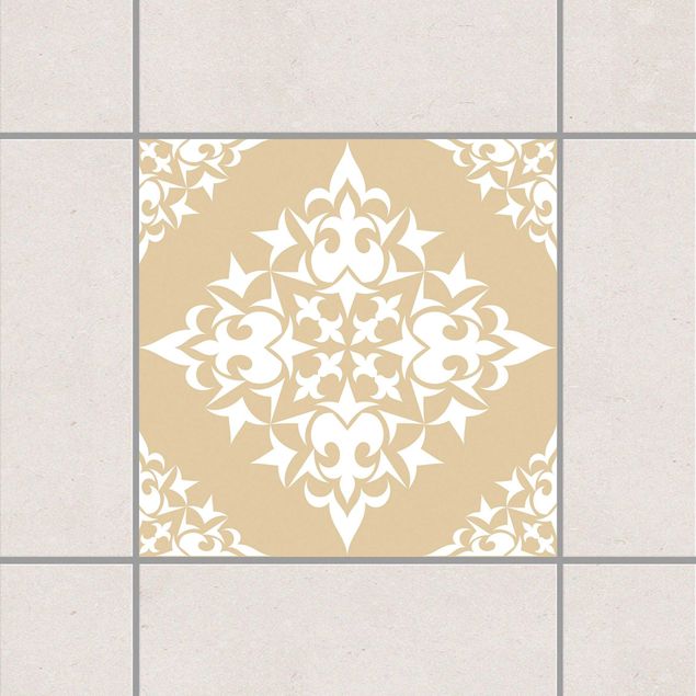 Kök dekoration Tile Pattern Light Brown