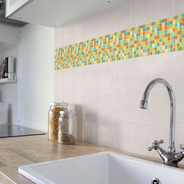 Kakel klistermärken mosaik Mosaic Tiles Summer Set