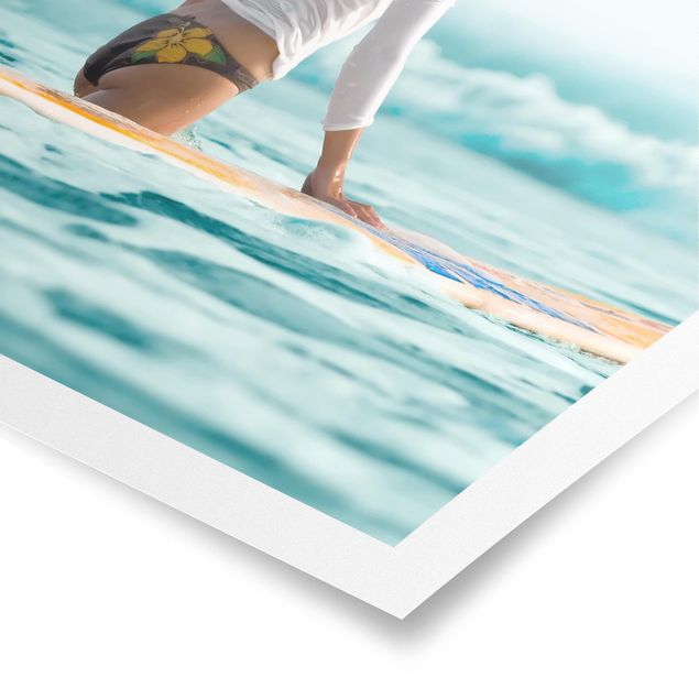 Posters landskap Surfer