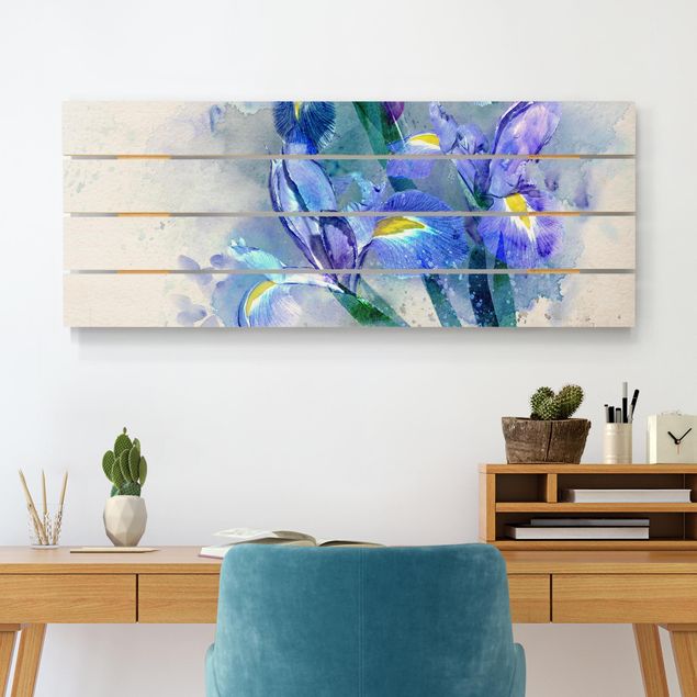 Kök dekoration Watercolour Flowers Iris