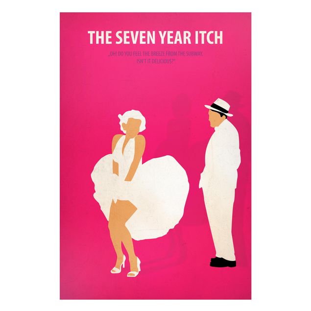 Tavlor konstutskrifter Film Poster The Seven Year Itch