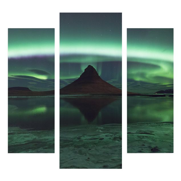 Tavlor modernt Northern Lights In Iceland