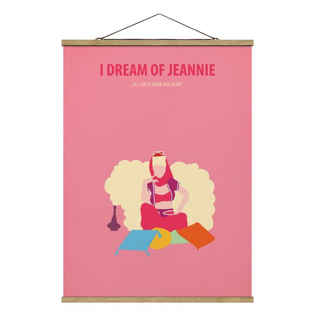 Tavlor modernt Film Poster I Dream Of Jeannie