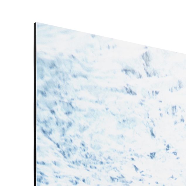 Tavlor blå Icelandic Glacier Pattern