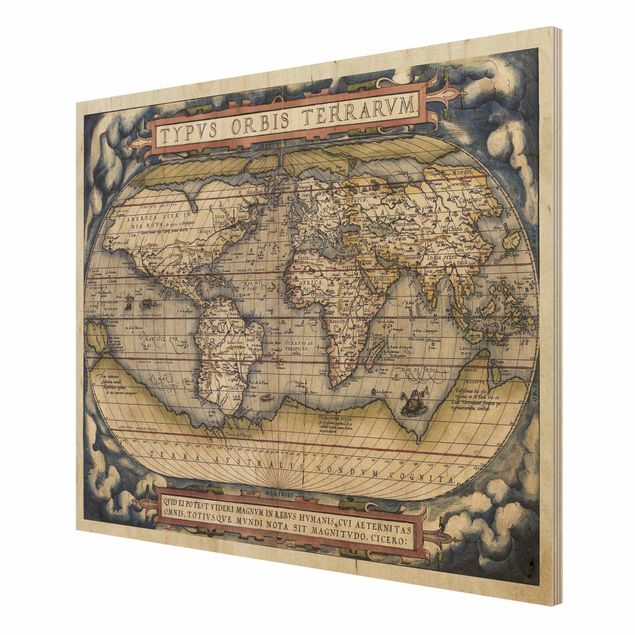 Tavlor Historic World Map Typus Orbis Terrarum