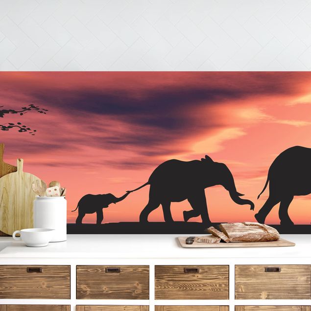 Kök dekoration Savannah Elephant