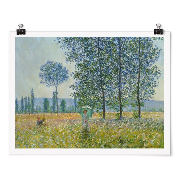 Konststilar Claude Monet - Fields In Spring