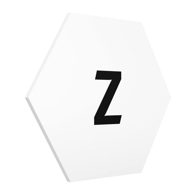 Tavlor modernt Letter Z White