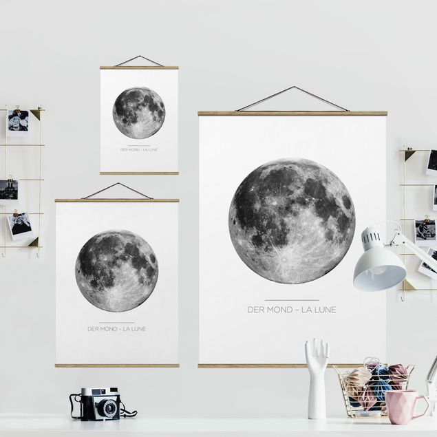 Tygtavlor The Moon - La Lune