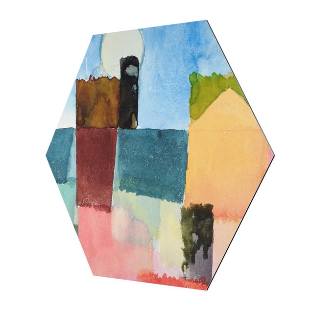 Tavlor modernt Paul Klee - Moonrise (St. Germain)
