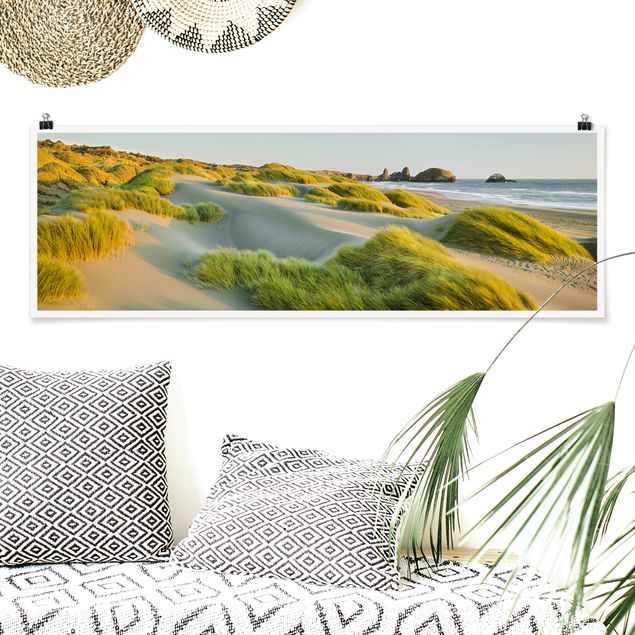 Kök dekoration Dunes And Grasses At The Sea