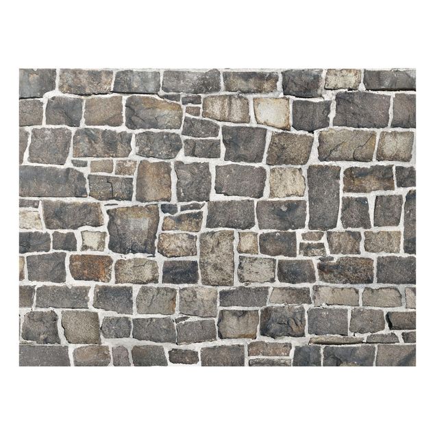 glasskiva kök Crushed Stone Wallpaper Stone Wall