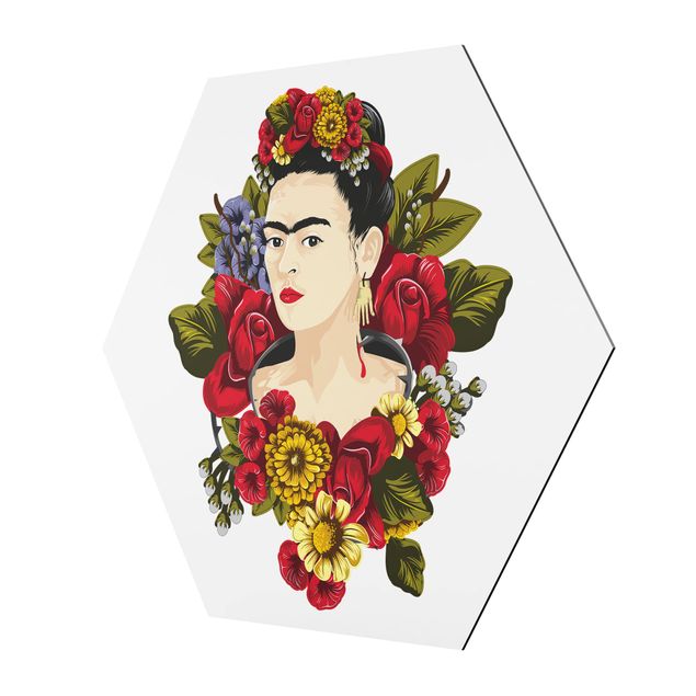 Tavlor konstutskrifter Frida Kahlo - Roses