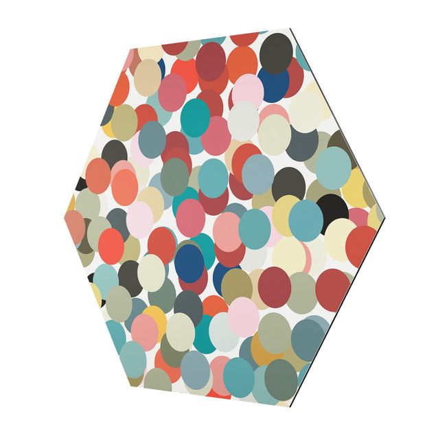 Hexagonala tavlor Confetti