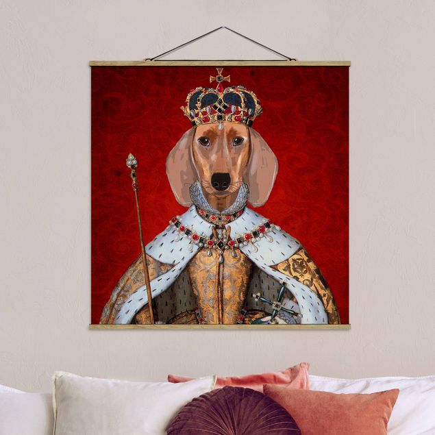 Kök dekoration Animal Portrait - Dachshund Queen