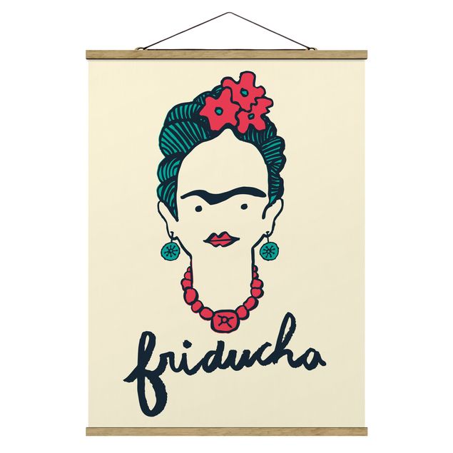 Tavlor porträtt Frida Kahlo - Friducha