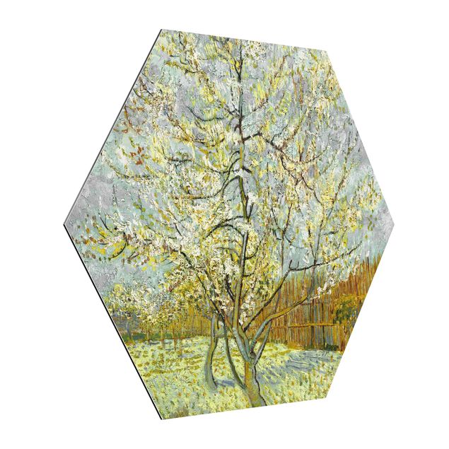 Konststilar Post Impressionism Vincent van Gogh - Flowering Peach Tree