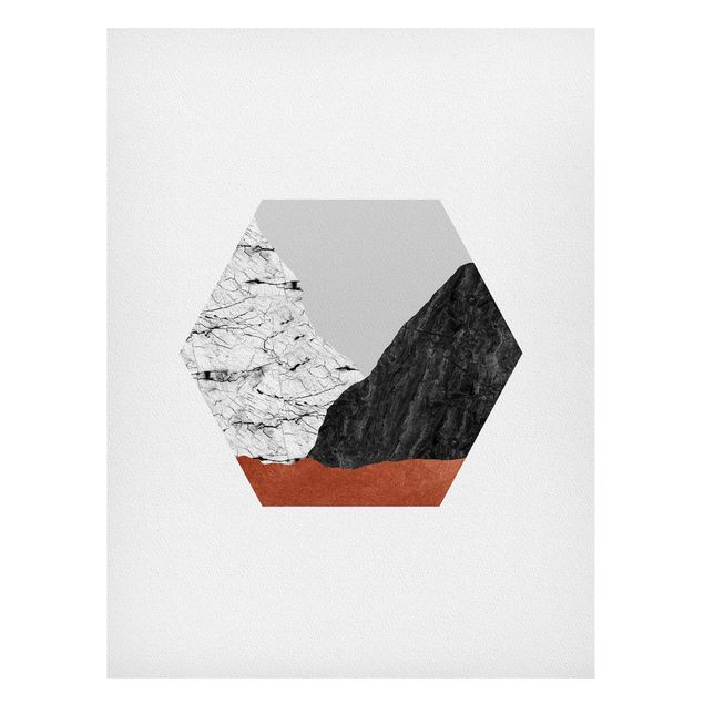 Tavlor konstutskrifter Copper Mountains Hexagonal Geometry