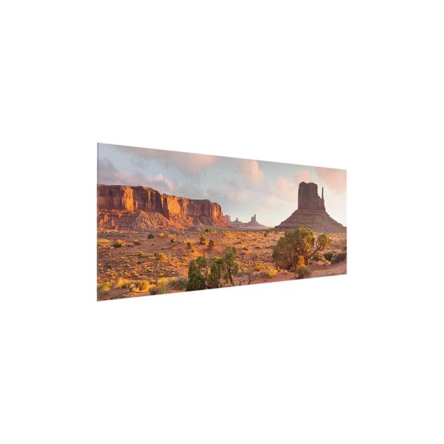 Tavlor landskap Monument Valley Navajo Tribal Park Arizona