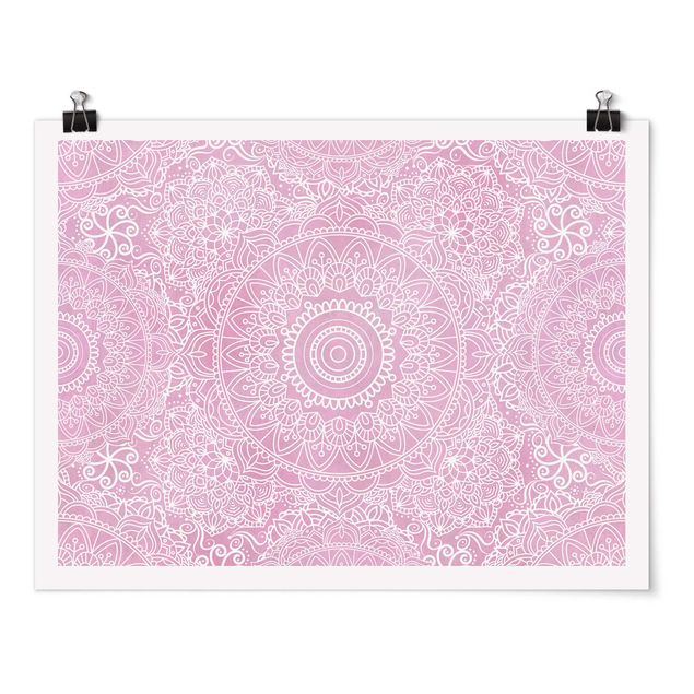 Tavlor mandalas Pattern Mandala Light Pink