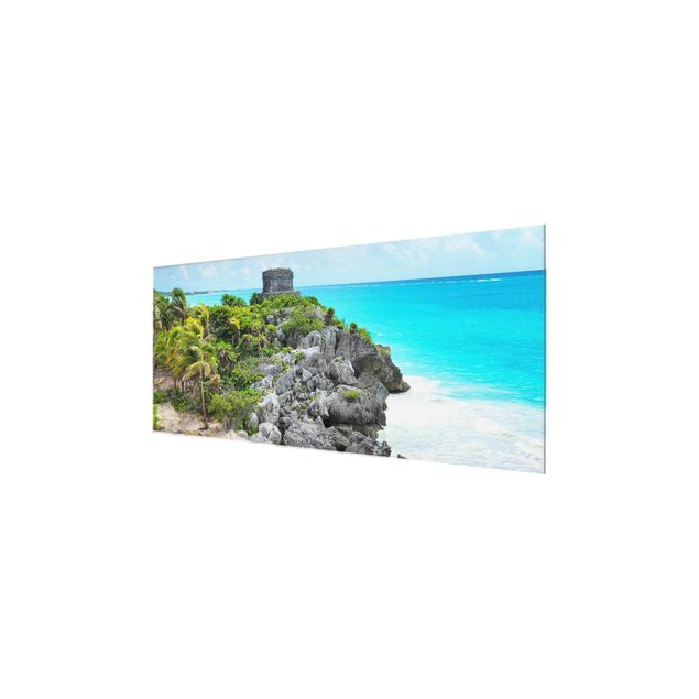 Tavlor landskap Caribbean Coast Tulum Ruins