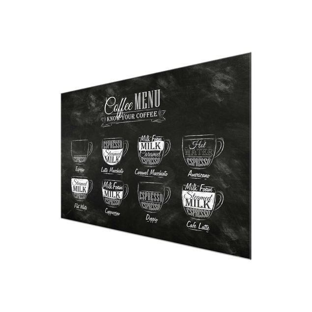 Tavlor Coffee Varieties Chalkboard