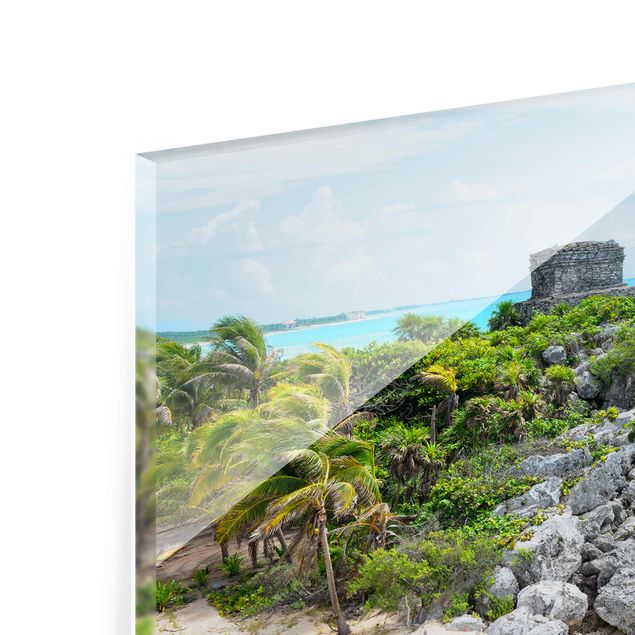 Tavlor stränder Caribbean Coast Tulum Ruins