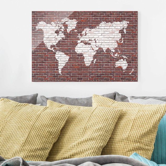 Tavlor 3D Brick World Map