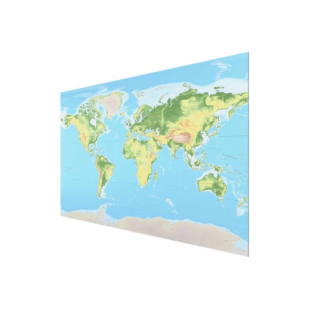 Tavlor Physical World Map
