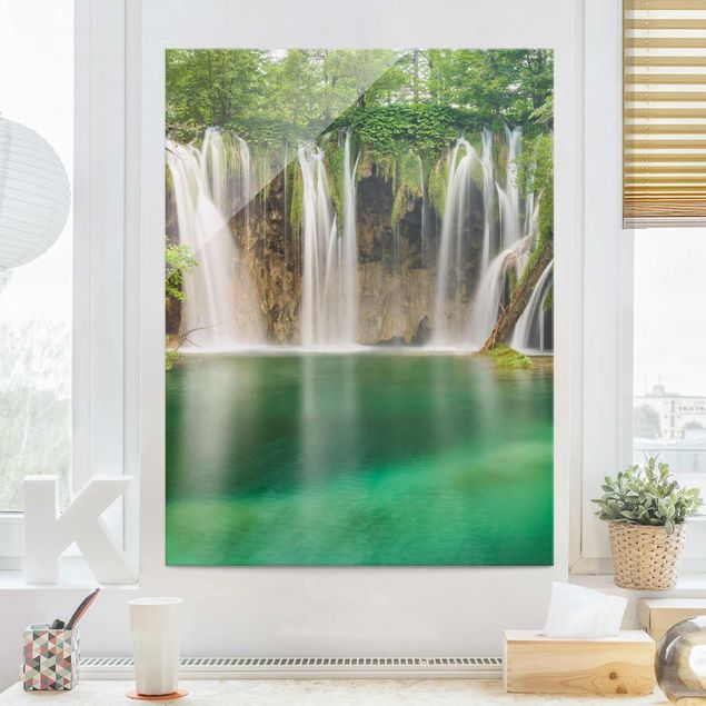 Glastavlor vattenfall Waterfall Plitvice Lakes