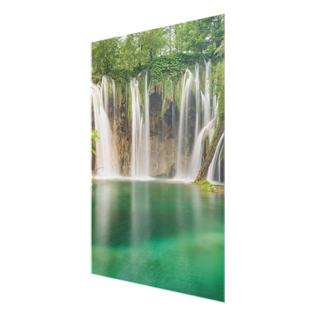 Tavlor modernt Waterfall Plitvice Lakes