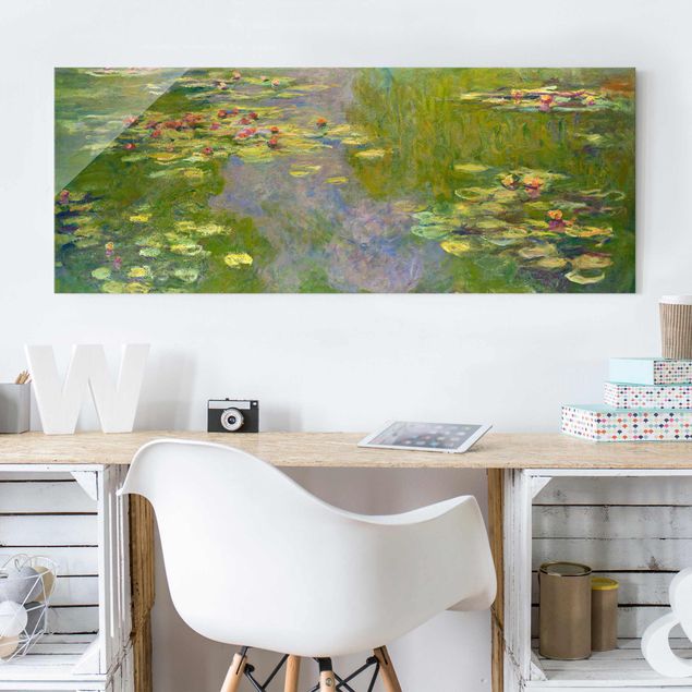 Tavlor blommor  Claude Monet - Green Waterlilies