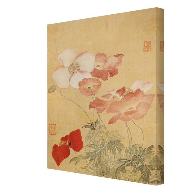 Canvastavlor blommor  Yun Shouping - Poppy Flower