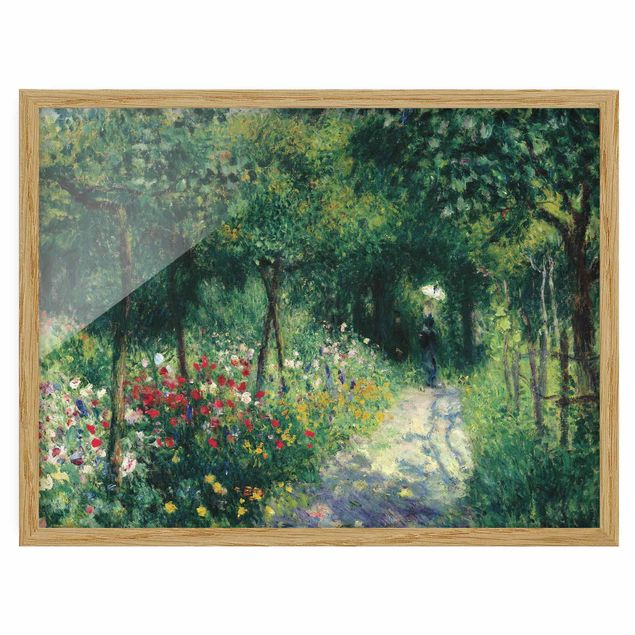 Konstutskrifter Auguste Renoir - Women In A Garden