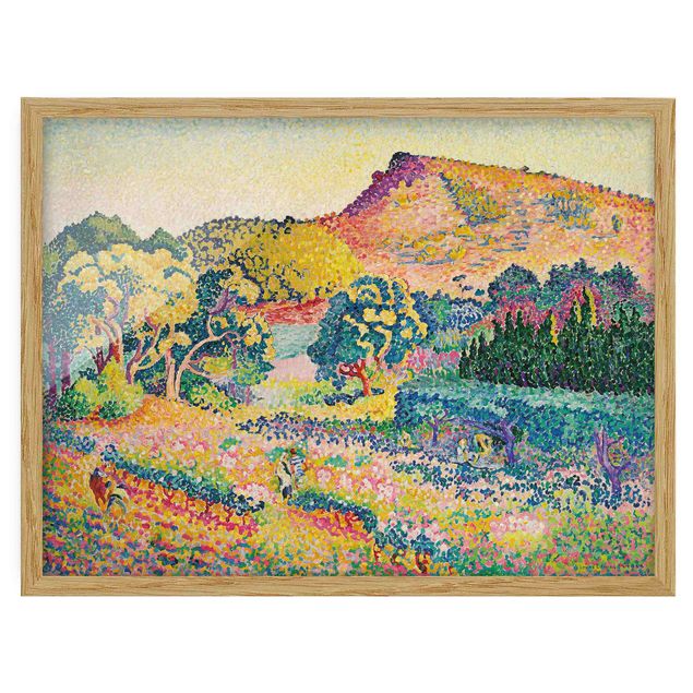 Konststilar Post Impressionism Henri Edmond Cross - Landscape With Le Cap Nègre