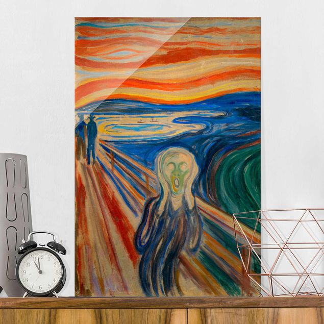 Tavlor porträtt Edvard Munch - The Scream