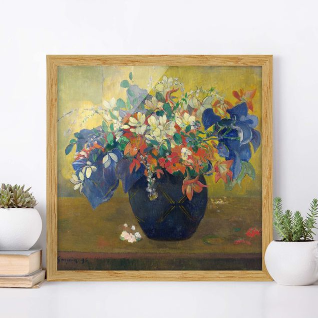 Konststilar Impressionism Paul Gauguin - Flowers in a Vase
